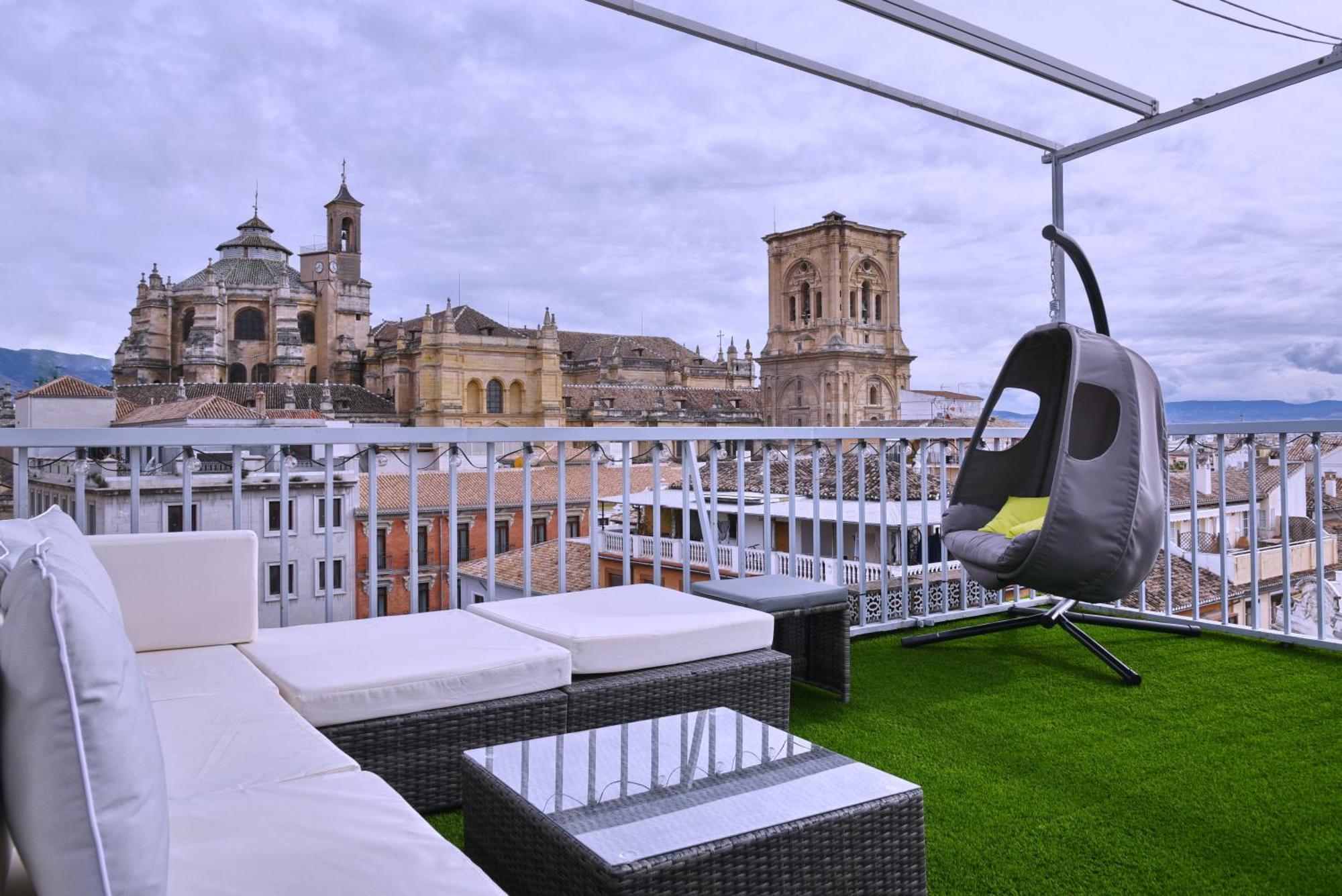 Atico Panorama Catedral Apartment Granada Exterior foto