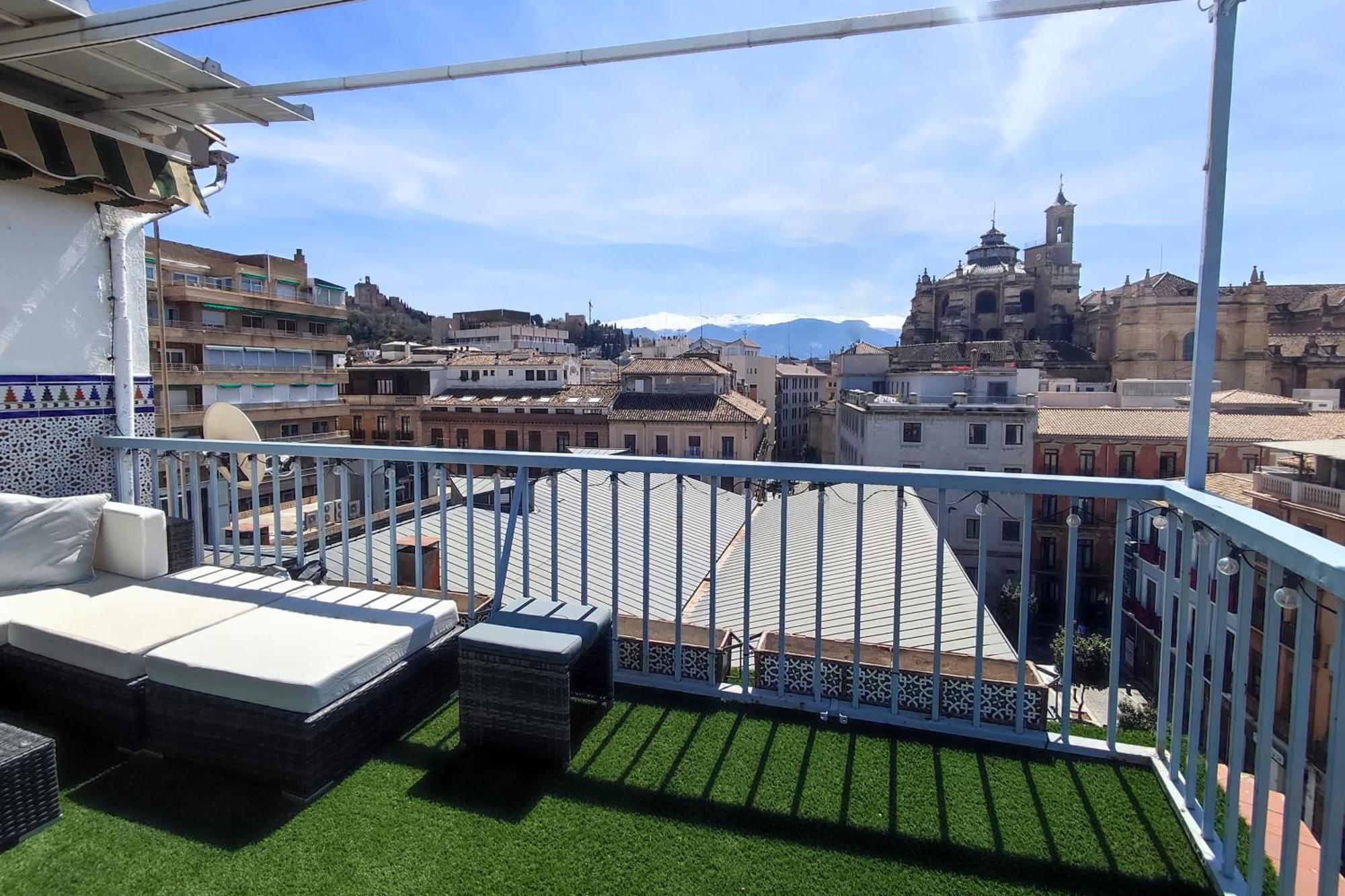 Atico Panorama Catedral Apartment Granada Exterior foto
